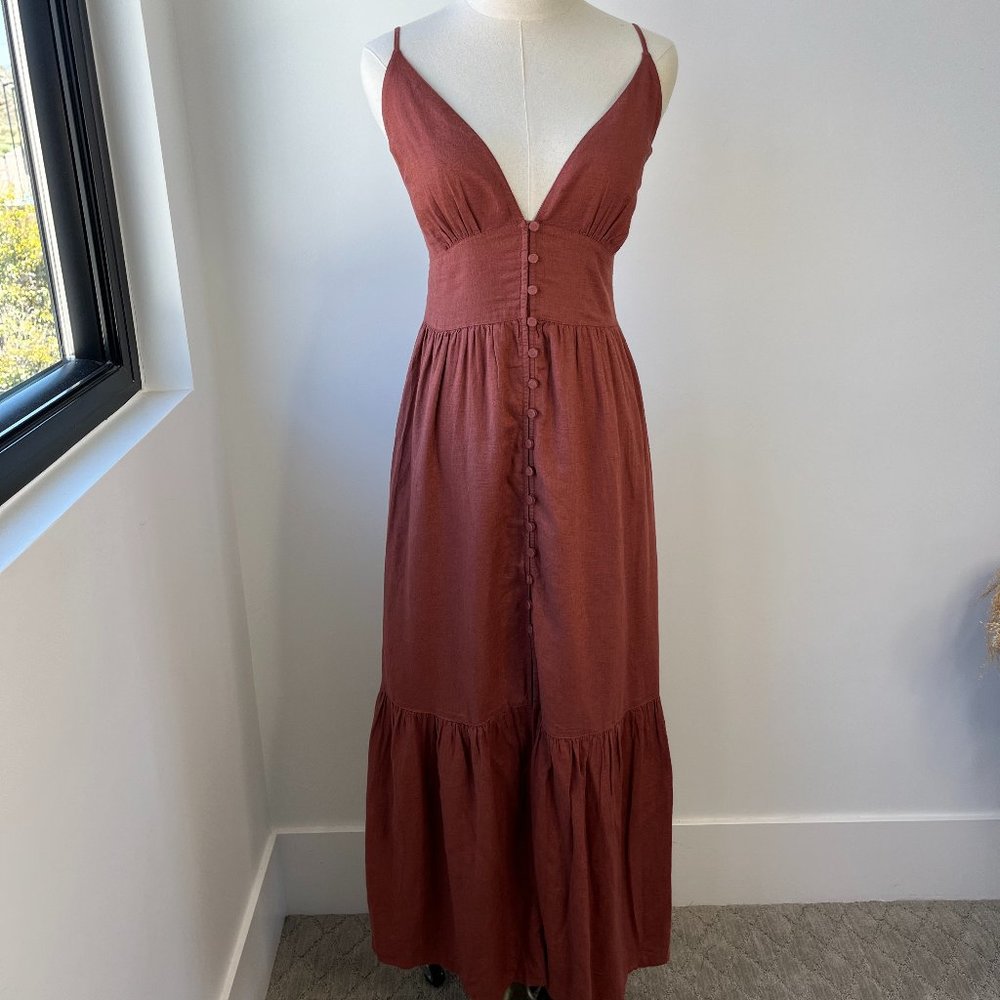 Abercrombie and Fitch Button-Through Maxi Dress